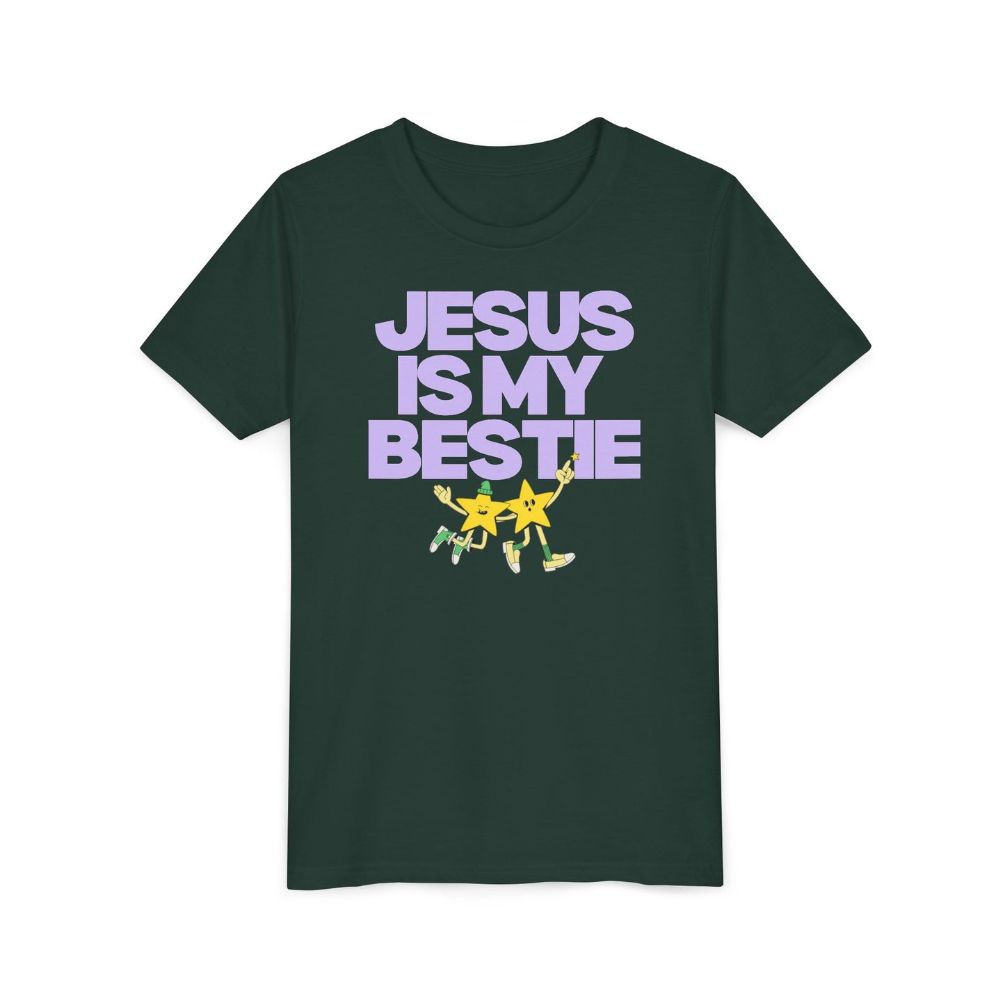 Jesus is my bestie youth tee