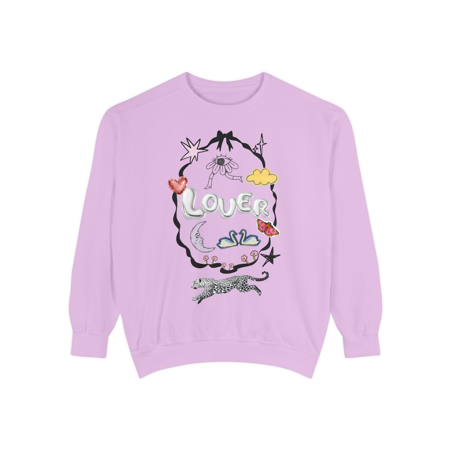 LOVER collage sweater