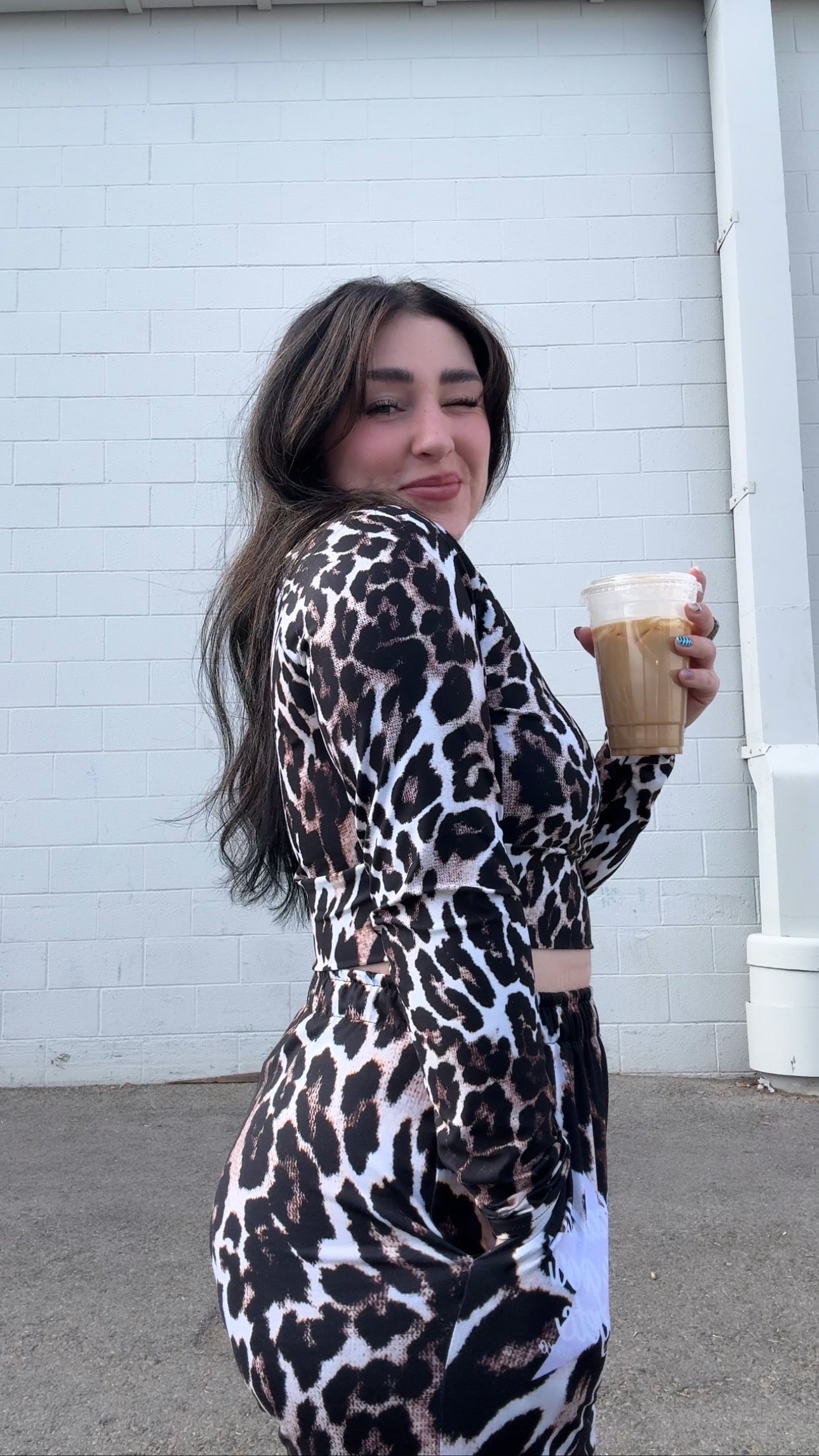 Leopard loungewear, consisting of pants with a leopard pattern and a top with a leopard design, dear universe show me how good it gets, star top, soft outfit, star outfit,unique vintage outfit,Loveworldllc,Loveworldllc.com, mental health brand, mom brand, angel numbers,leopard outfit ,aesthetic outfit,comfy matching set,leopard set,,mother graphic tee, graphic designer, unique fashion, clothing brand, 1111,Pinterest outfit, self Love brand, mom brand,gifts for her, gifts for mom