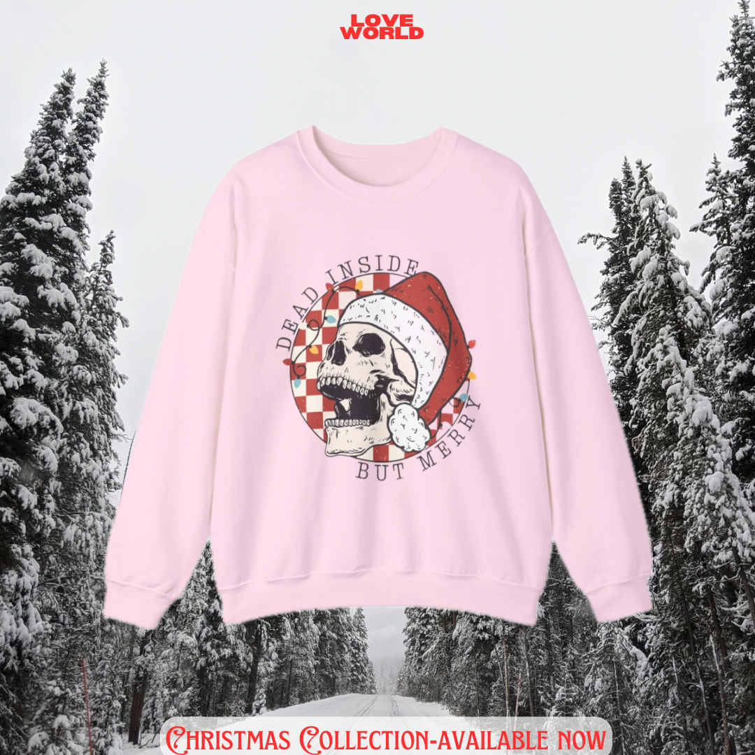 Dead inside but merry crewneck