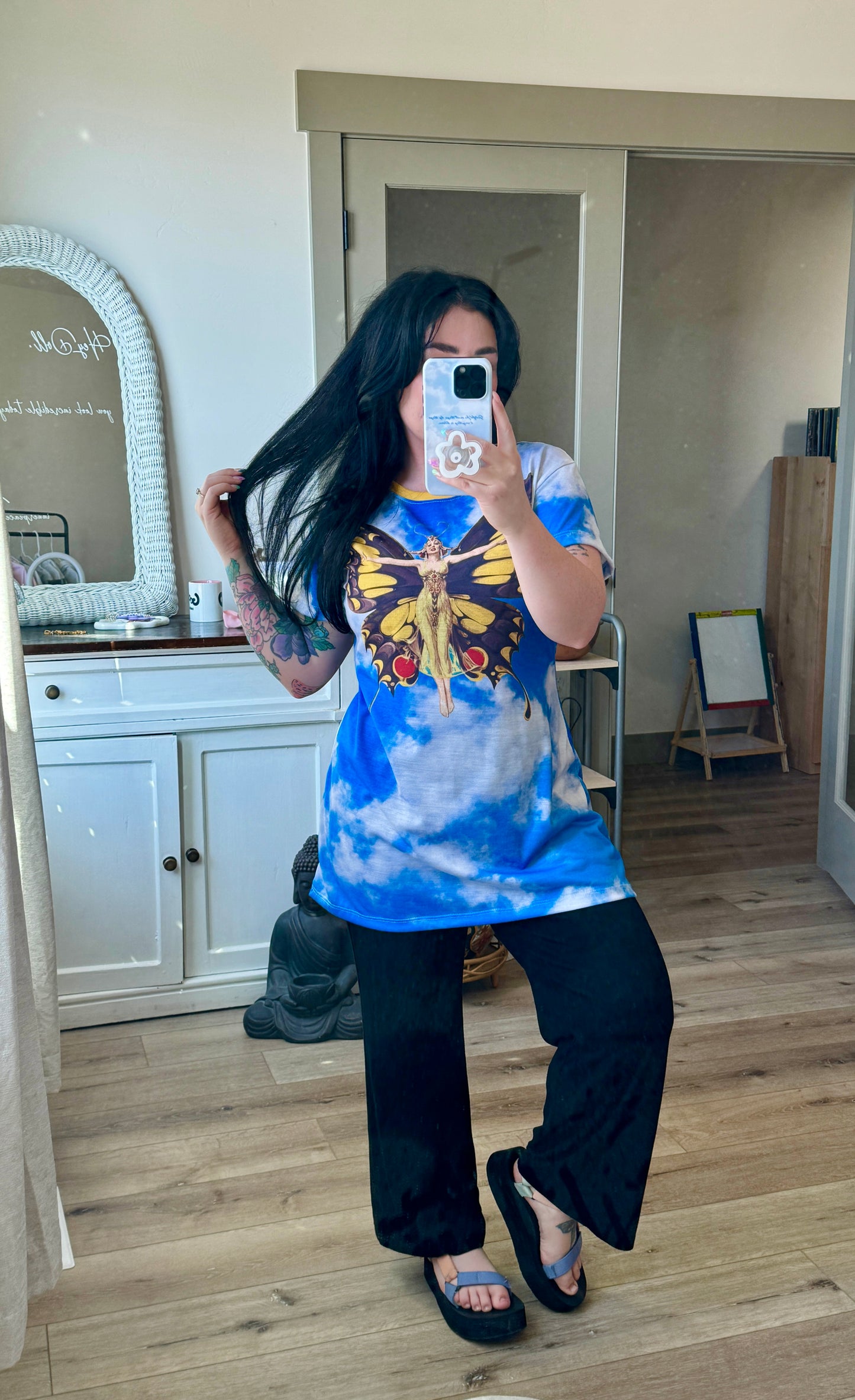 Growing wings t-shirt dress