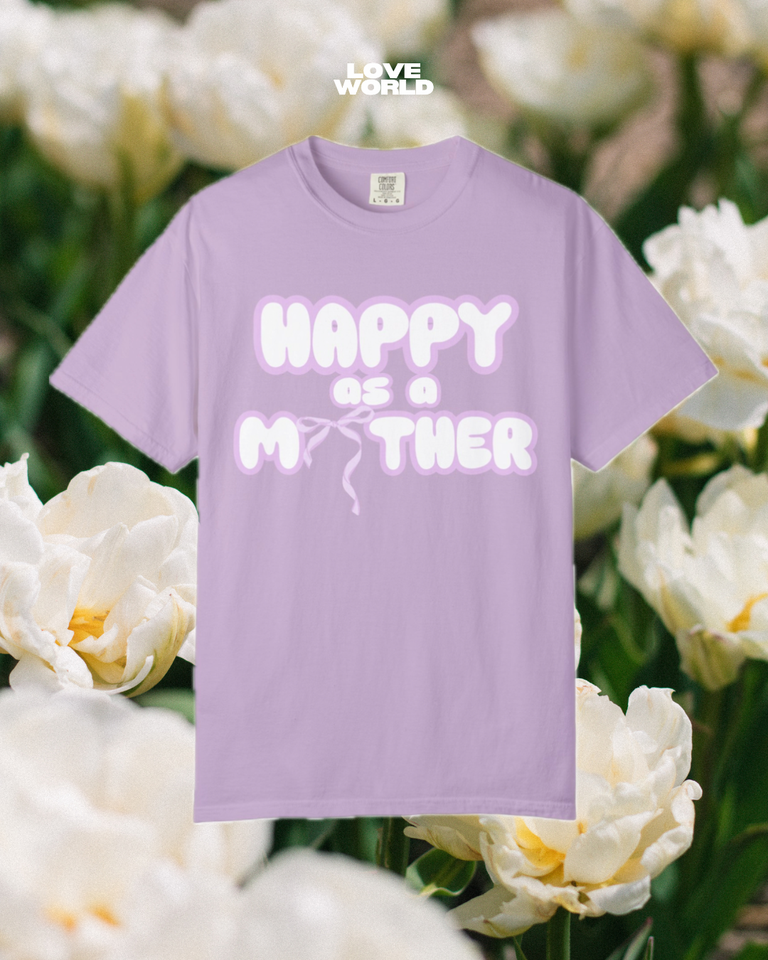 Happy as a Mother tee,for the girl moms