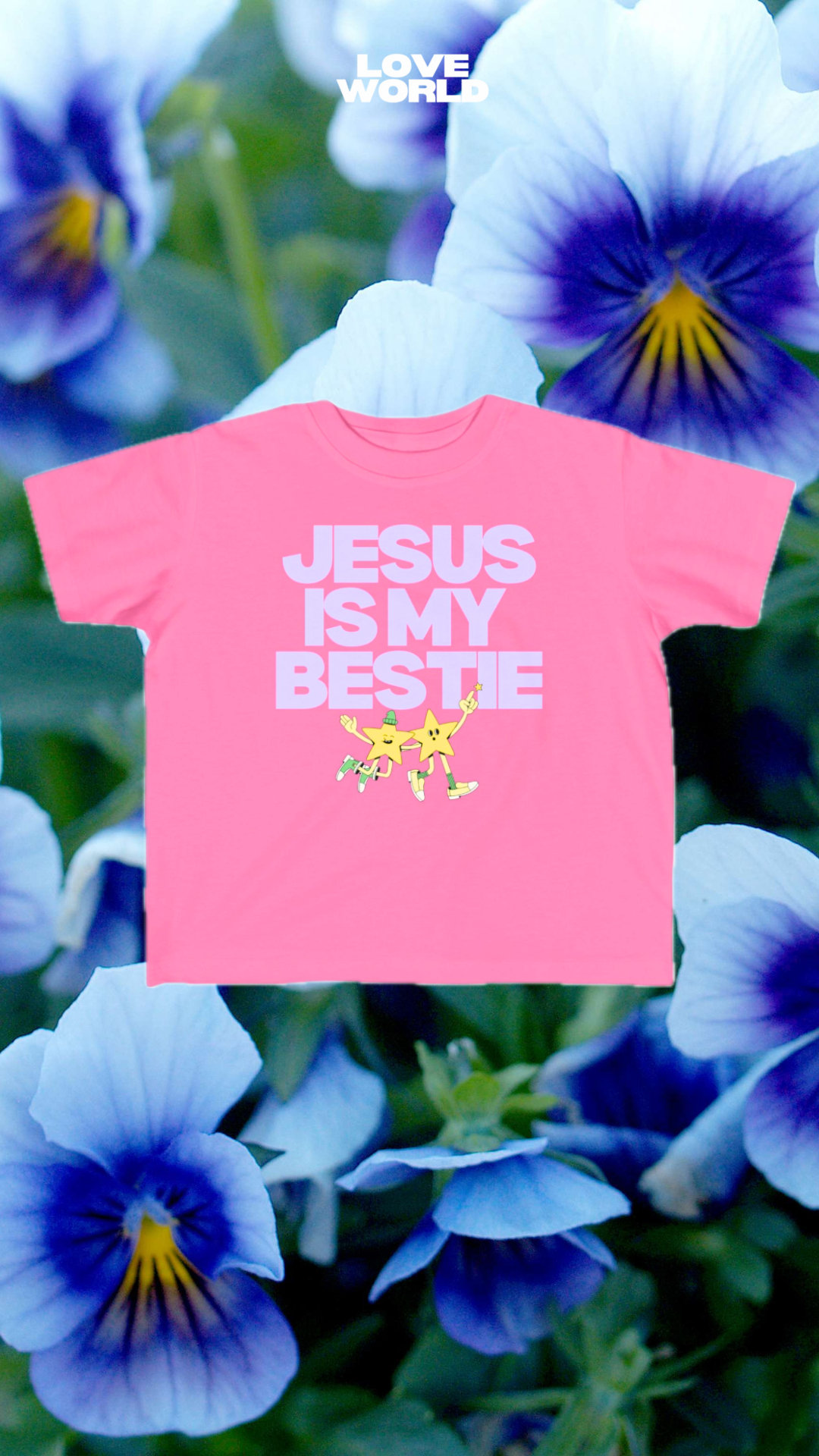 Jesus is my bestie toddler tee