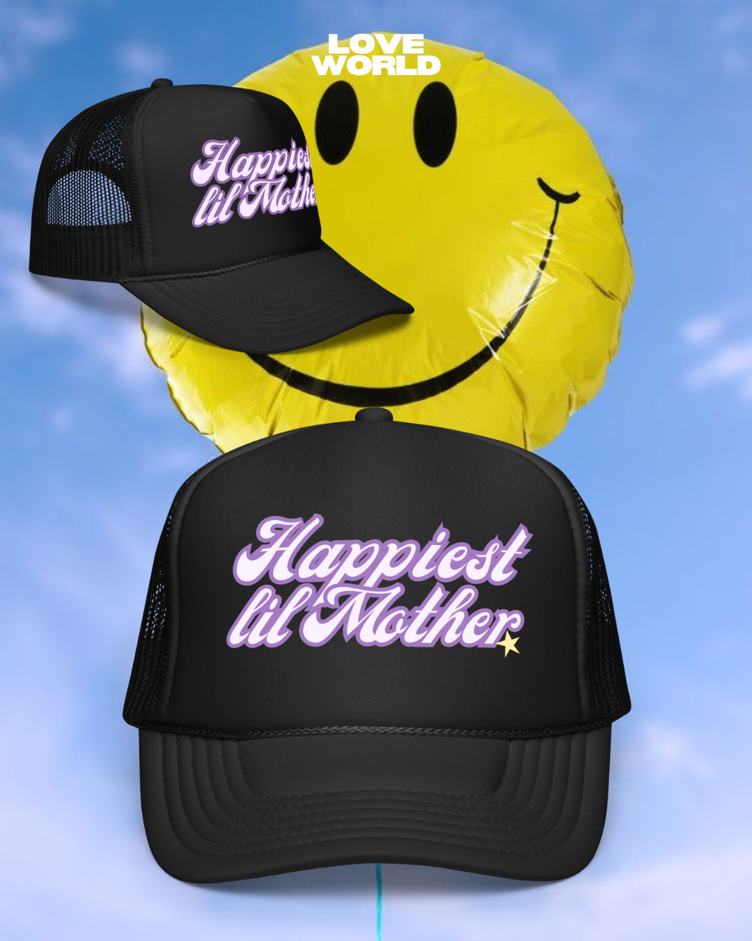 Happiest lil mother trucker hat