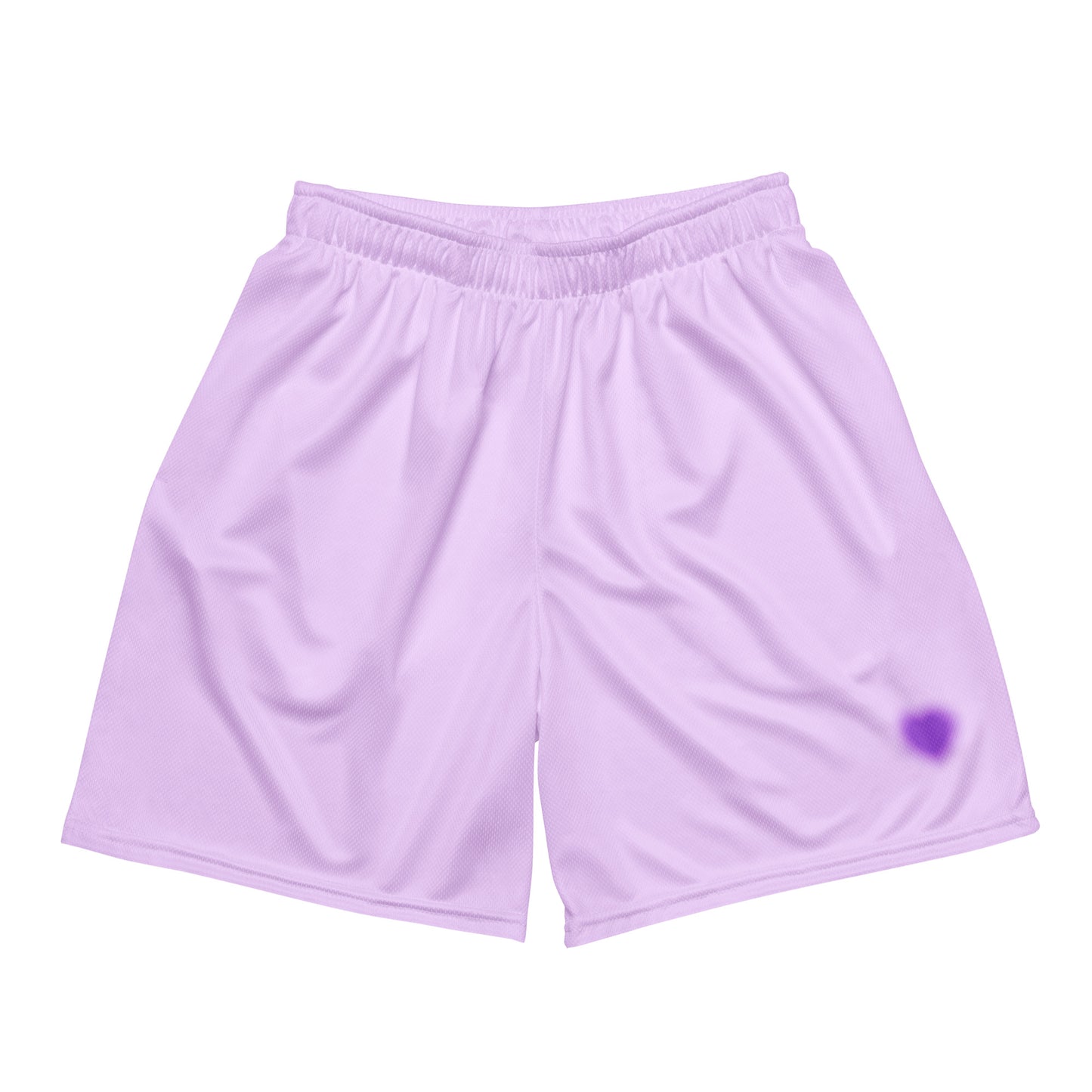 Purple mesh shorts