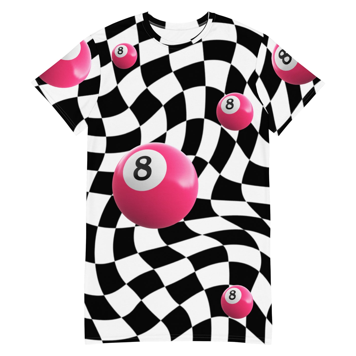 Magic 8 ball T- shirt dress