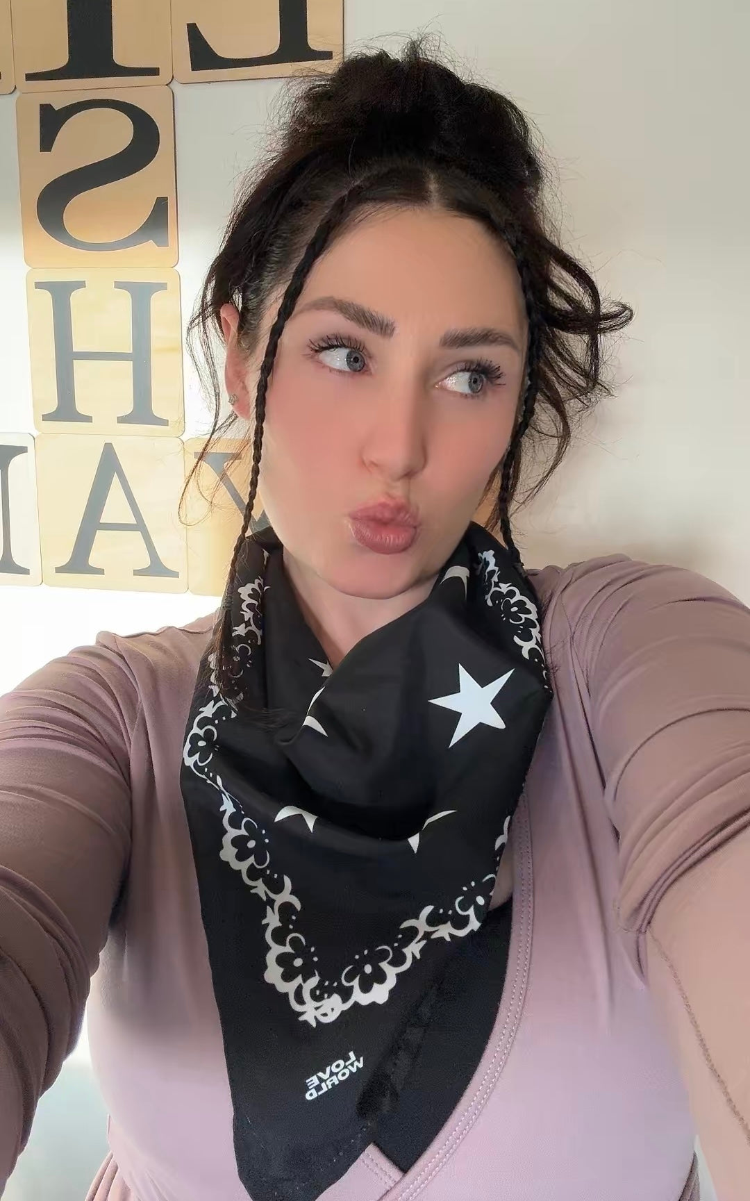 LOVE WORLD LLC Star girl bandana