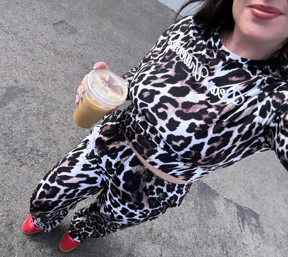 LOVE WORLD🤍🌎DEAR UNIVERSE -leopard set