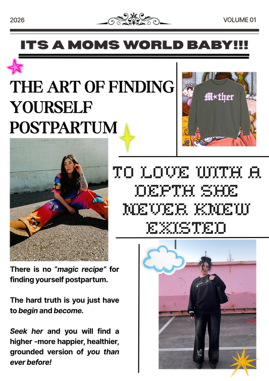 The art of finding yourself postpartum✨