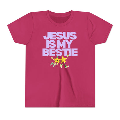 Jesus is my bestie youth tee