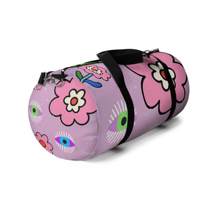 Eye dream of flowers duffel bag