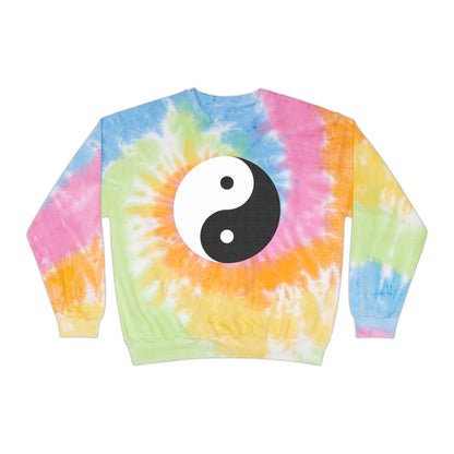 Yin Yang tie dye sweater
