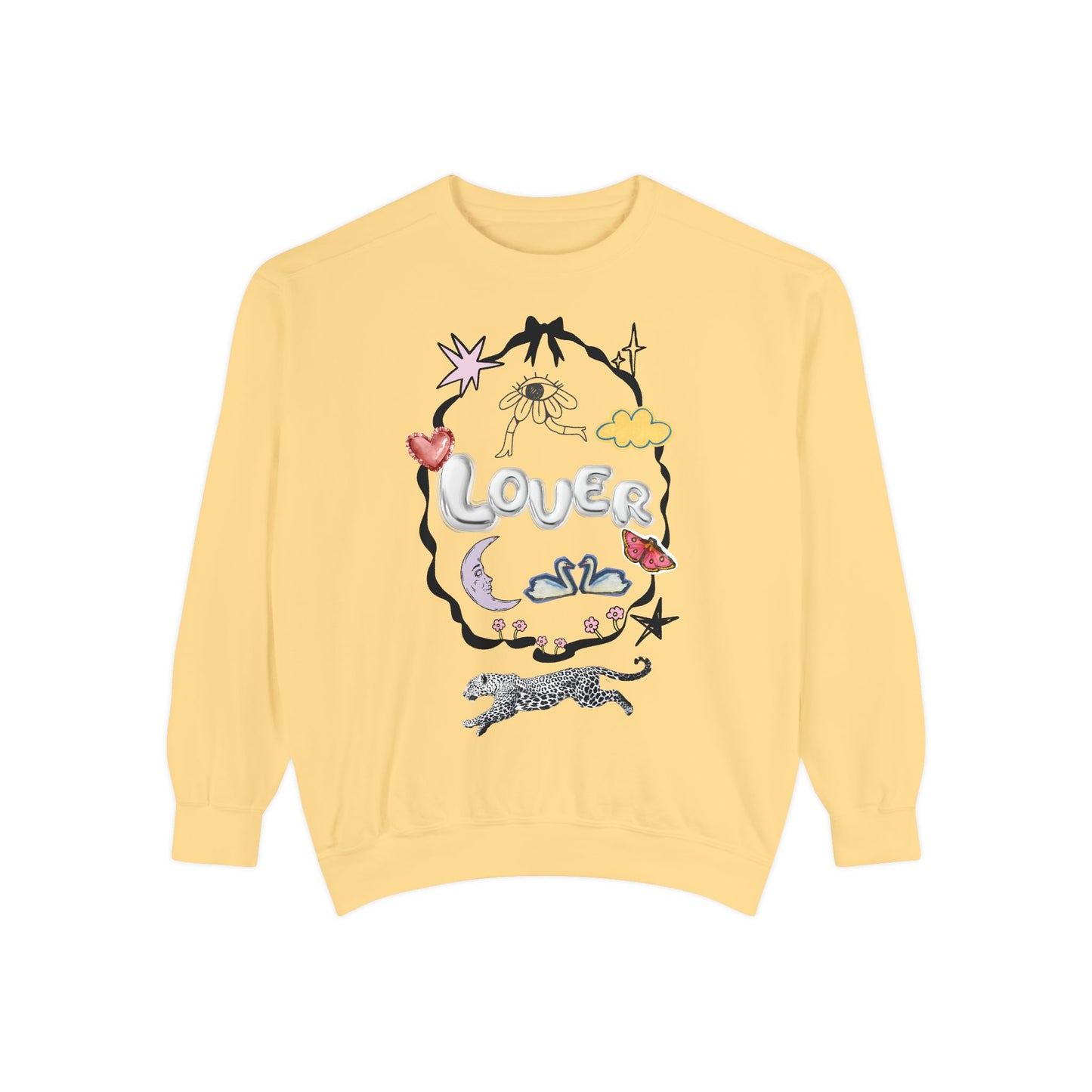 LOVER collage sweater