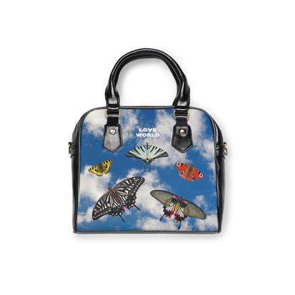Sky full of butterflies purse