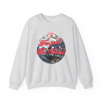 For you the world sweater