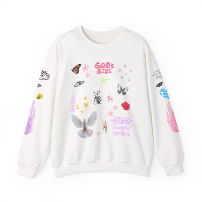 God’s Girl collage sweater