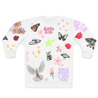 God’s Girl collage sweater