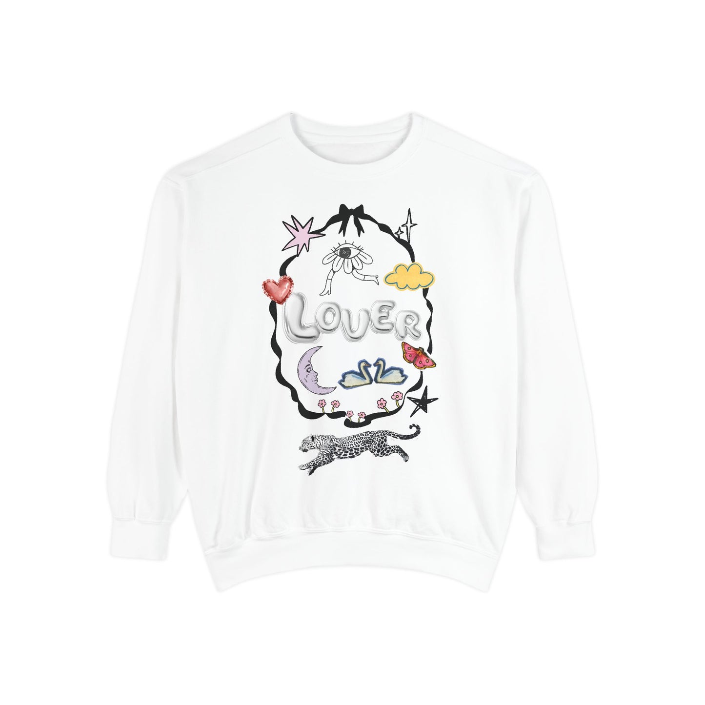 LOVER collage sweater