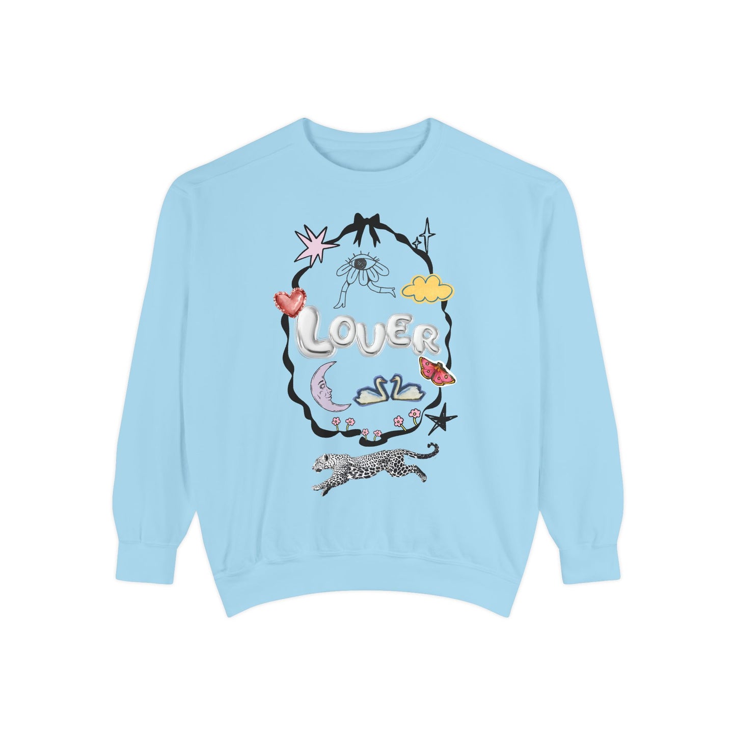 LOVER collage sweater