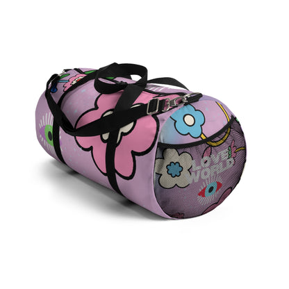Eye dream of flowers duffel bag