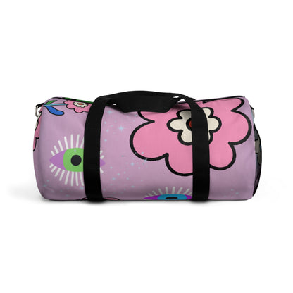 Eye dream of flowers duffel bag
