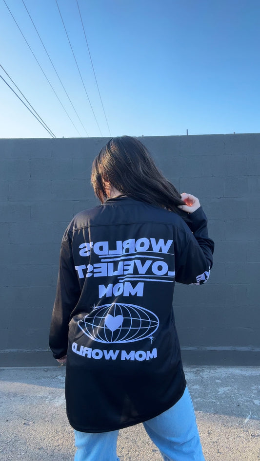 Love World Mother jersey~black