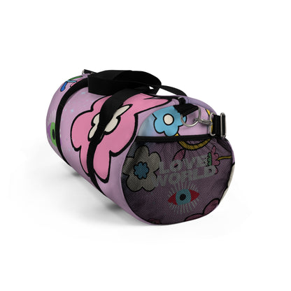 Eye dream of flowers duffel bag