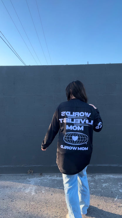Love World Mother jersey~black