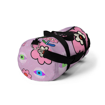 Eye dream of flowers duffel bag