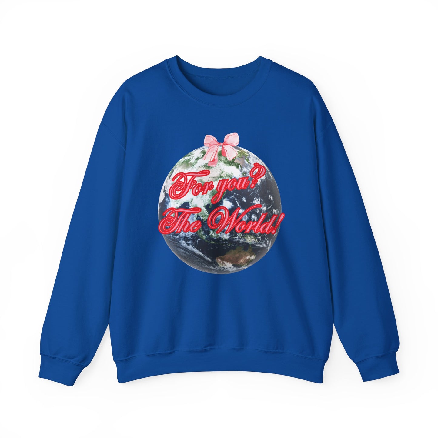 For you the world sweater