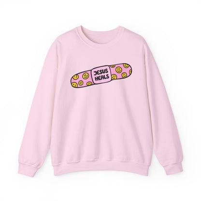 Jesus heals crewneck
