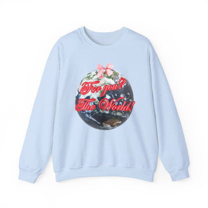 For you the world sweater