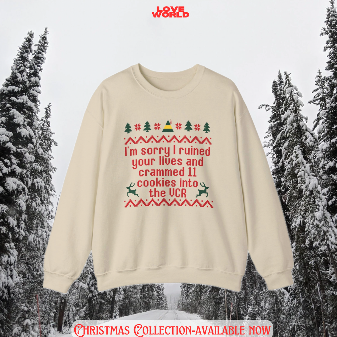 Loveworldllc,Loveworldllc.com,vintage Christmas sweater, cute Christmas sweater, nostalgia Christmas sweater, Christmas crewneck,gifts for her, gifts for mom, Christmas gift idea, Christmas ootd,Pinterest Christmas outfit,funny Christmas sweater