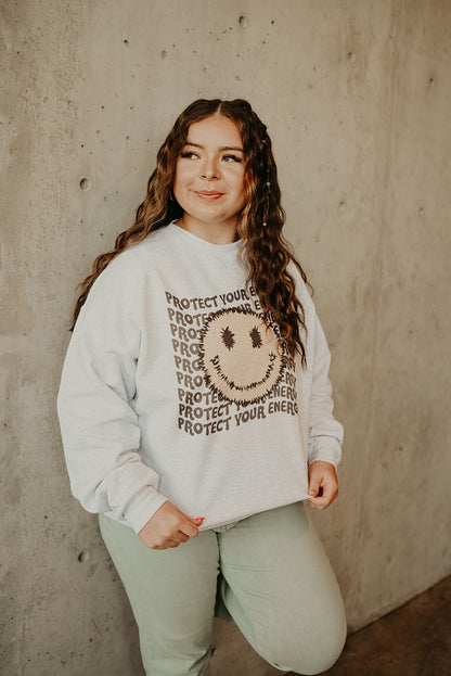 Protect your energy crewneck