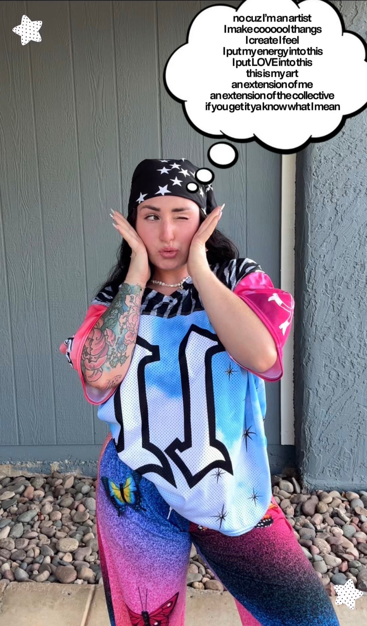 star bandana, loveworldllc