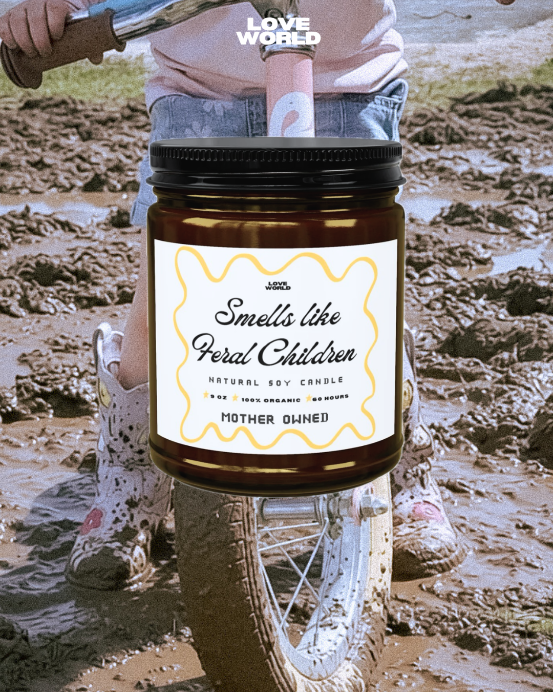 Smells like Feral Children soy candle