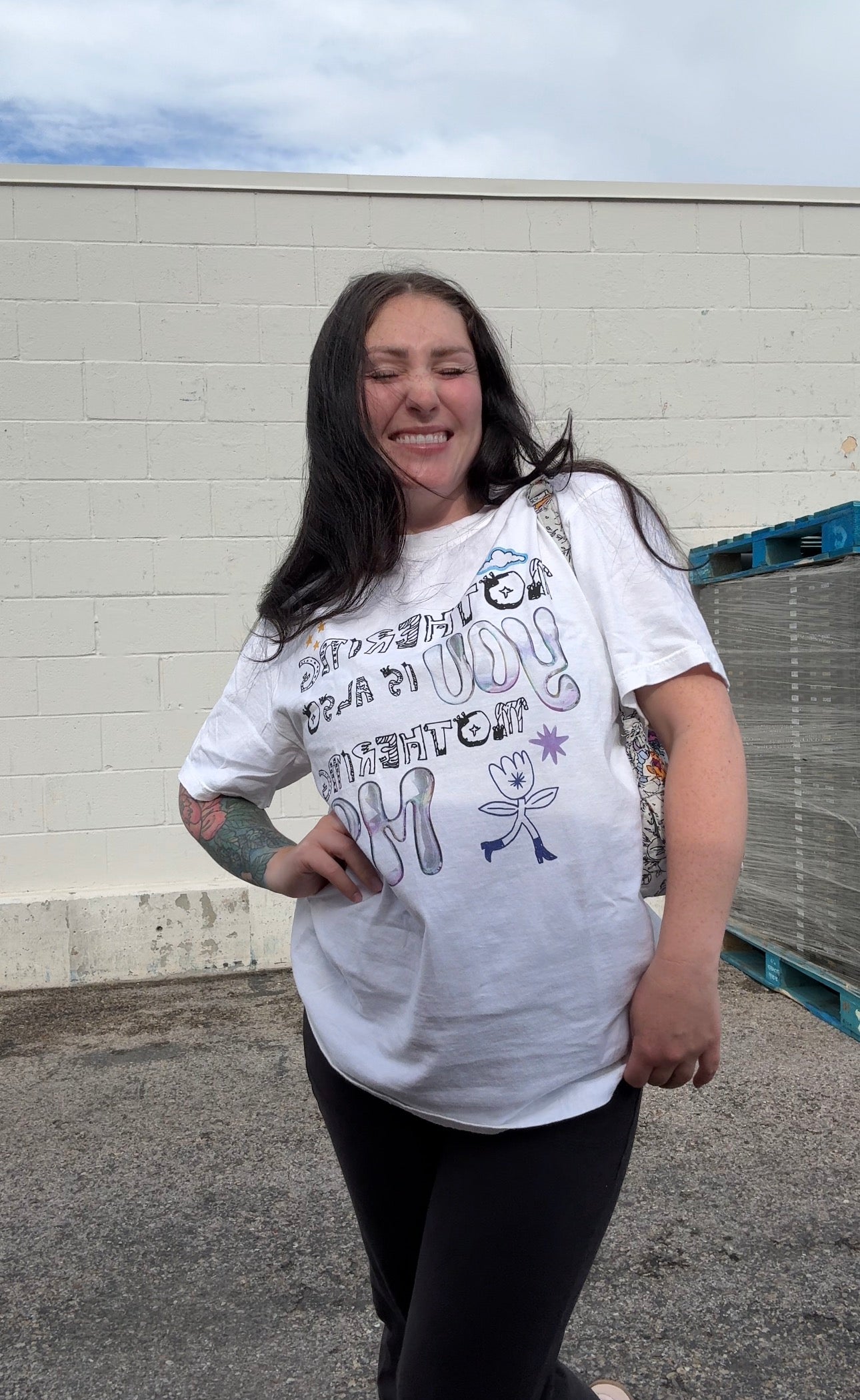 Mothering mantra tee