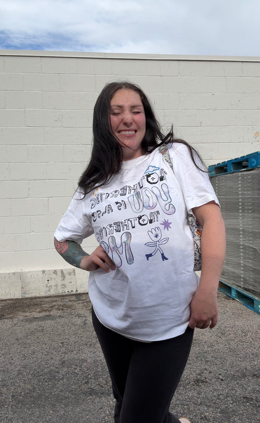 Mothering mantra tee