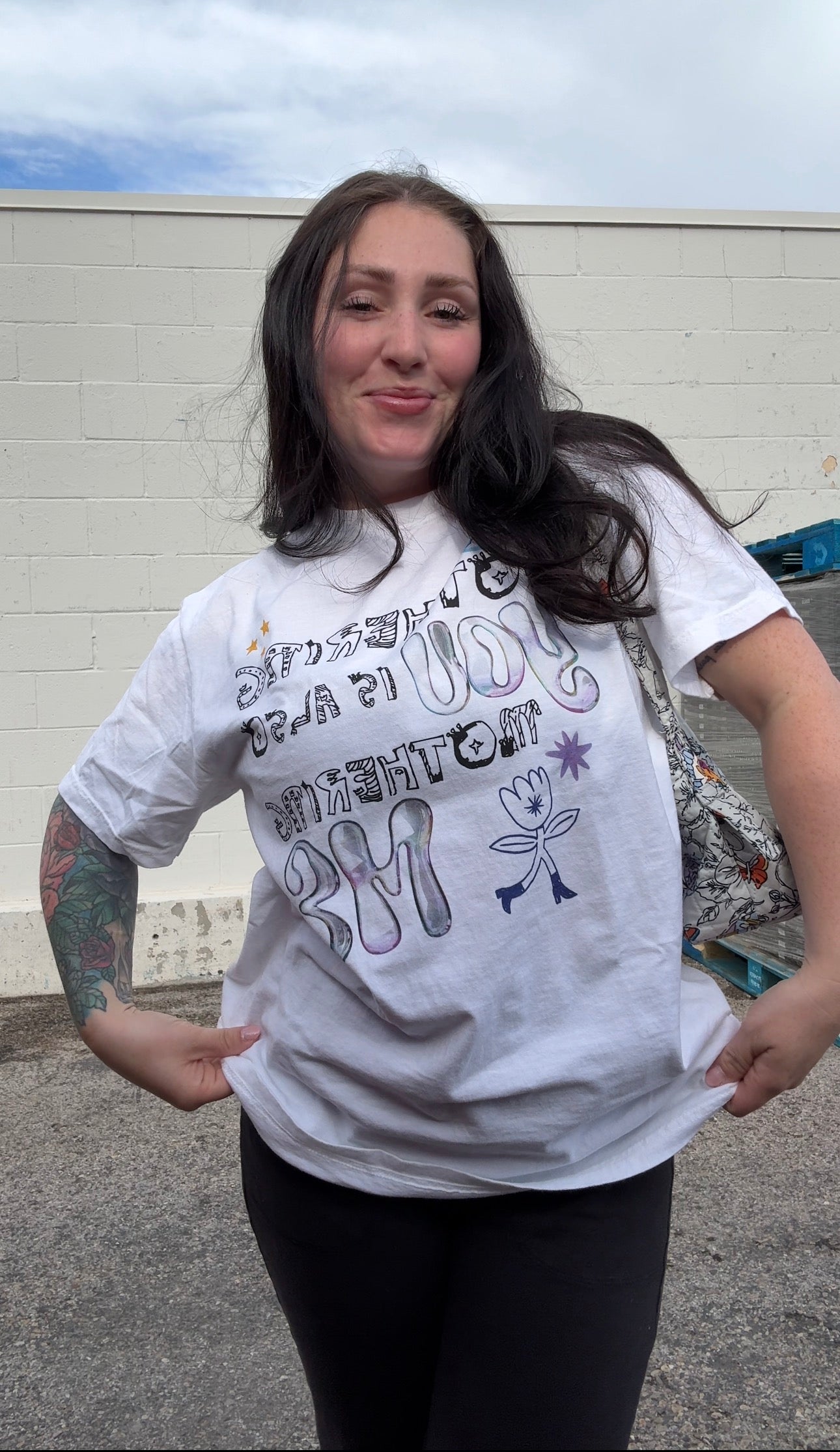 Mothering mantra tee