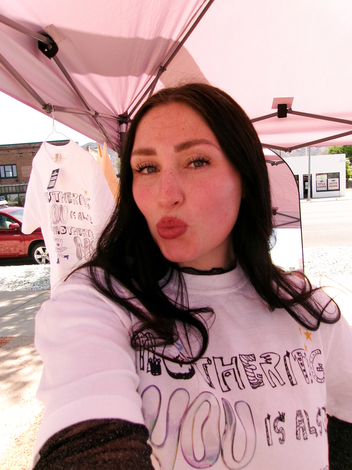 Mothering mantra tee
