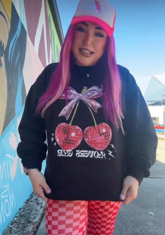 Lovers club cherry sweater
