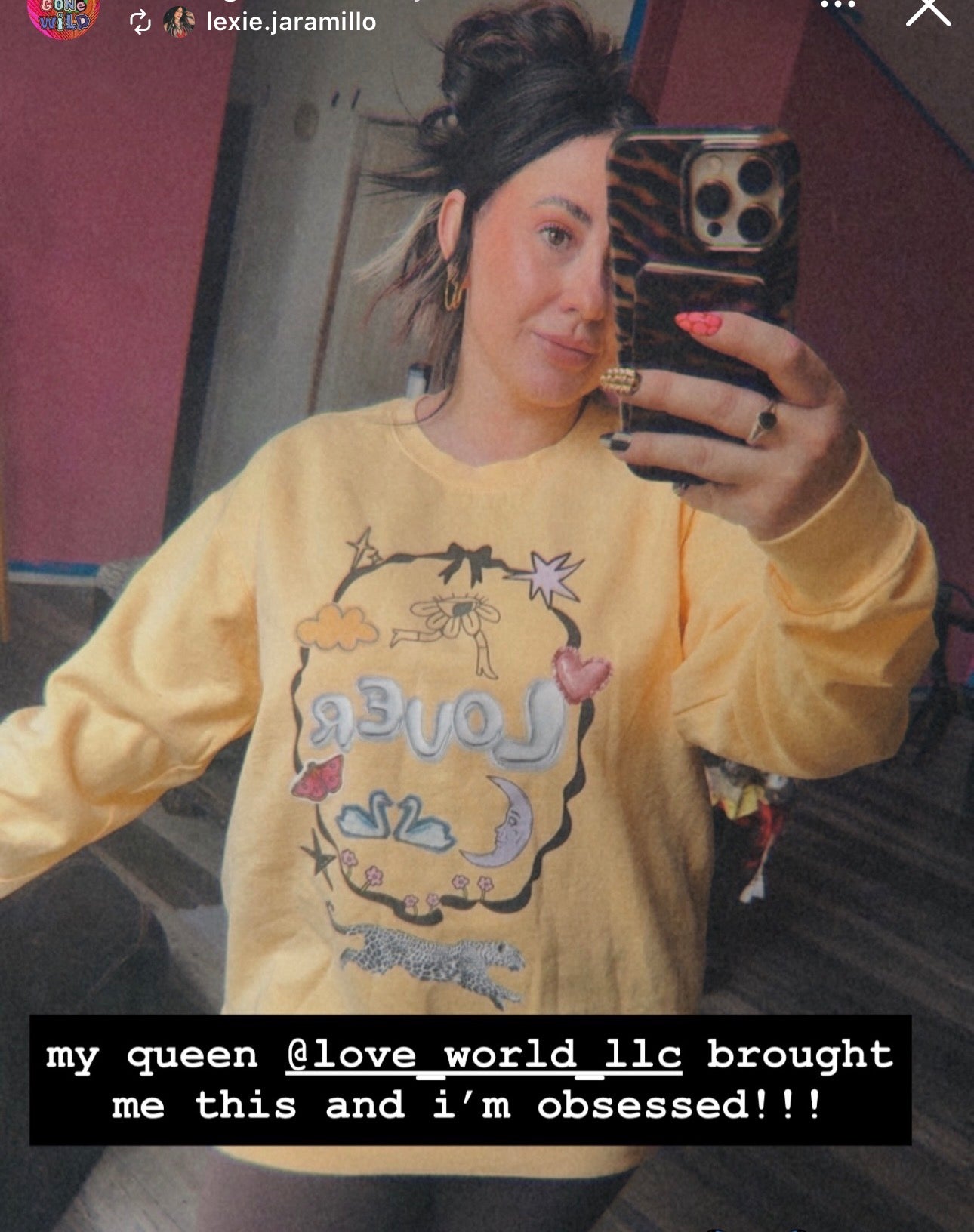 Lover Doodle Crewneck |  Dopamine Women's Sweatshirt