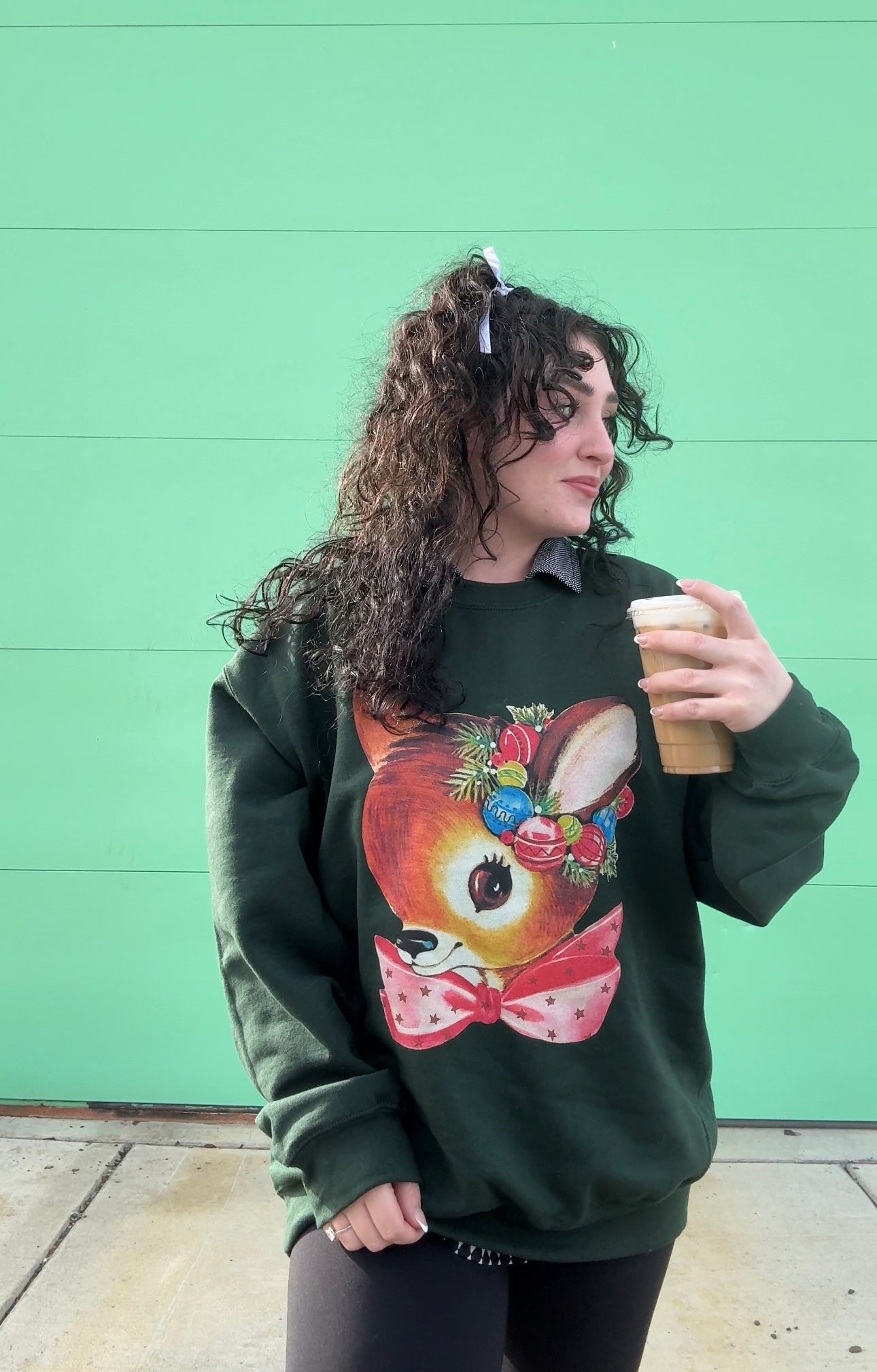 Loveworldllc,Loveworldllc.com,vintage Christmas sweater, cute Christmas sweater, nostalgia Christmas sweater, Christmas crewneck,gifts for her, gifts for mom, Christmas gift idea, Christmas ootd,Pinterest Christmas outfit