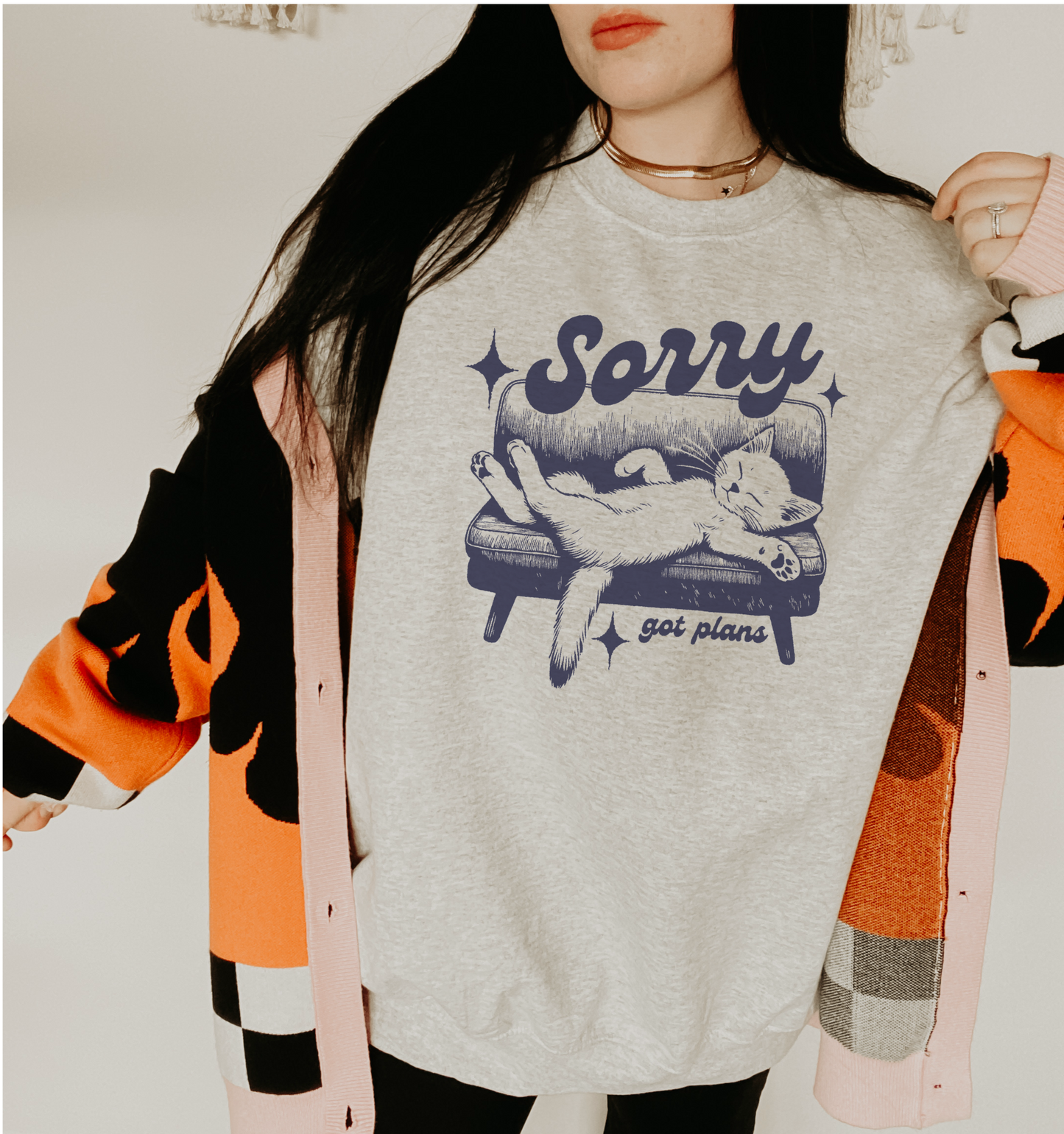 Sorry got plans crewneck