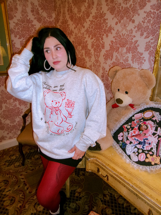 Roses are red sweater