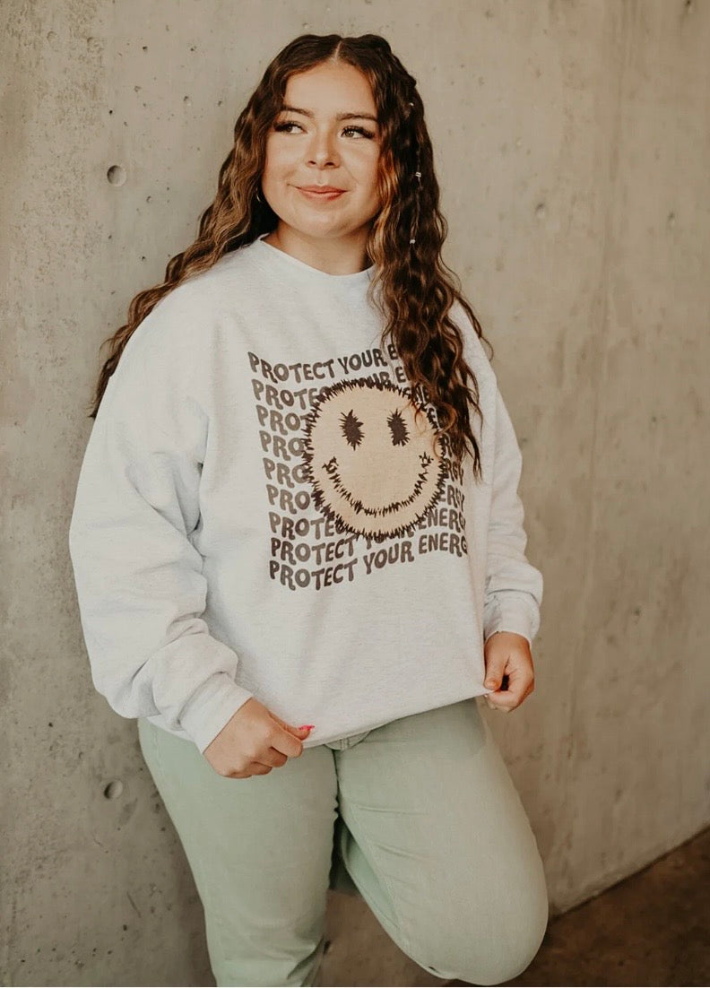 Protect your energy crewneck