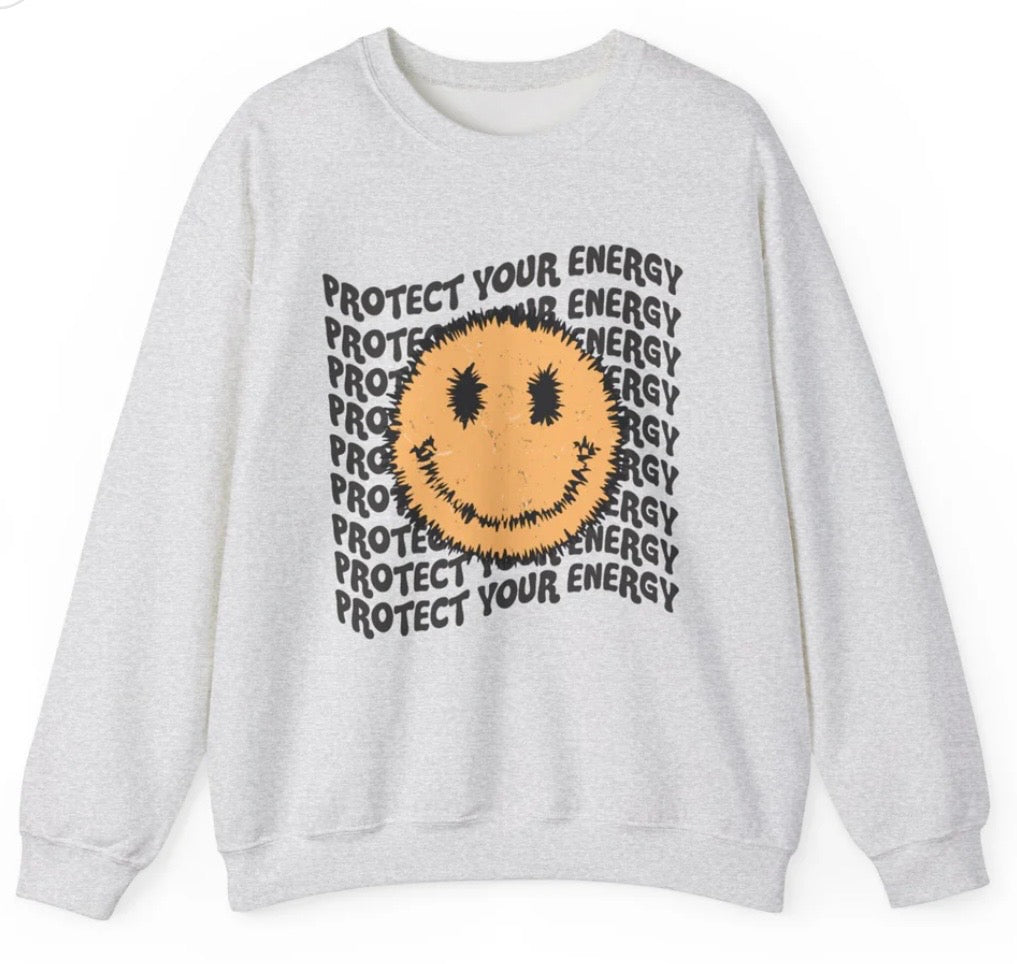 Protect your energy crewneck