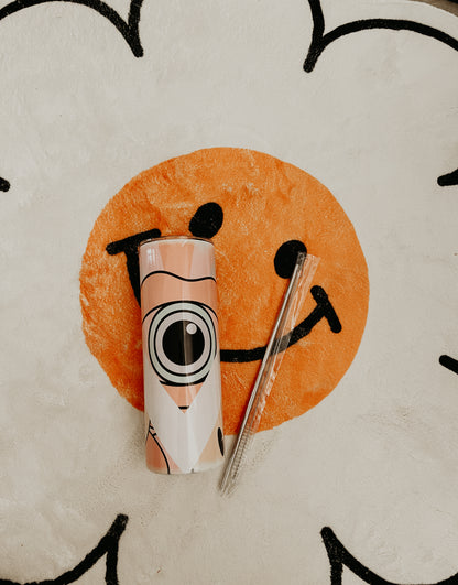 Evil eye tumbler