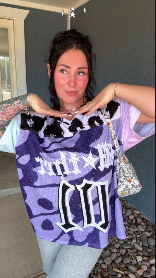 mother jersey, leopard jersey, purple womens jersey, loveworldllc