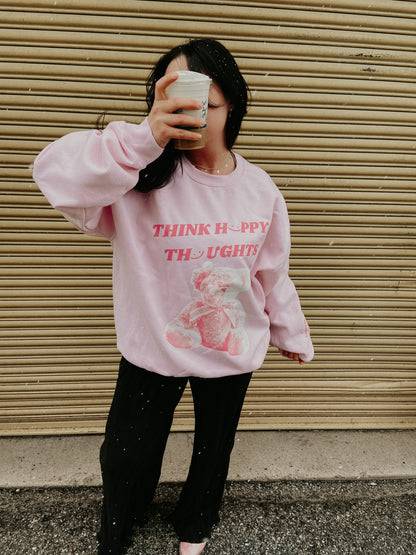 Think happy thoughts crewneck